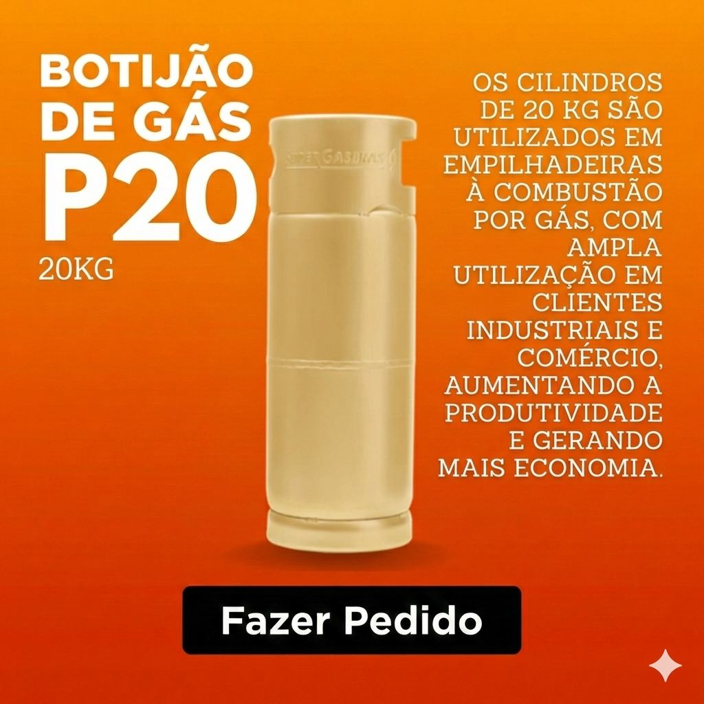 Botijão de Gás P20 20kg