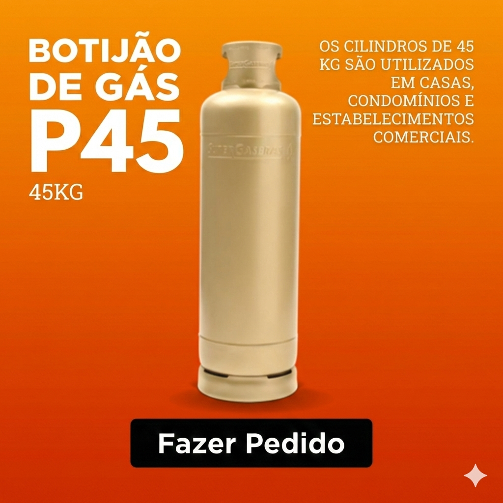 Botijão de Gás P45 45kg